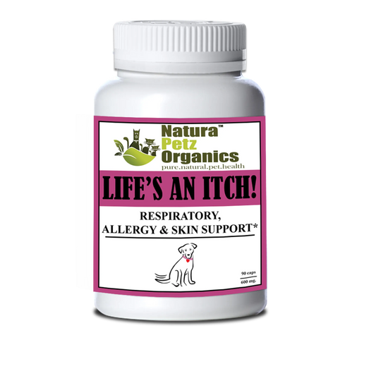 Life'S An Itch Capsules - Respiratory, Allergy & SkinCapsules, Dog 90 cap - 600 mg. Turkey Flavor