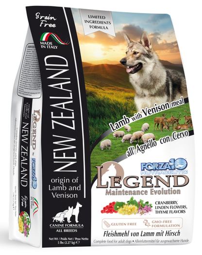 Forza 10 Legend New Zealand Grain-Free Dry Dog Food, 5lb bag