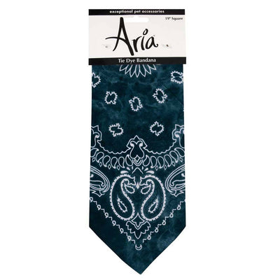 aria tie dye bandanas dark blue
