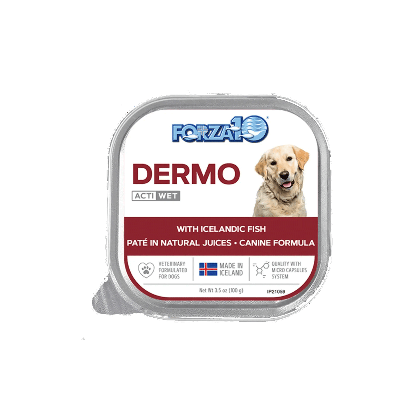 Forza10 ActiWet Dermo Icelandic Fish Recipe Canned Dog Food - 3.5-oz/32 Pk