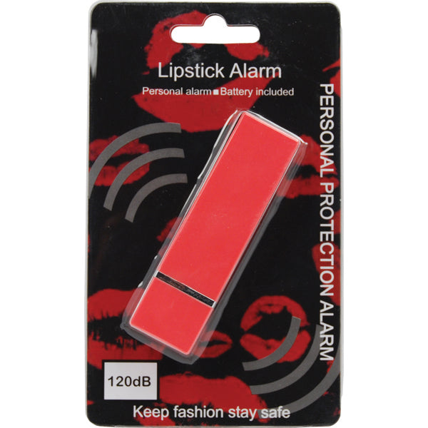 Lipstick Personal Alarm for Women - Pink, 90dB