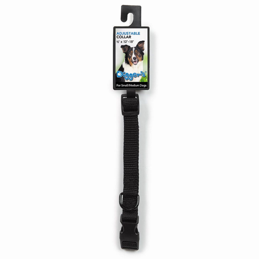 DGR 1in Adjustable Collar Black Black