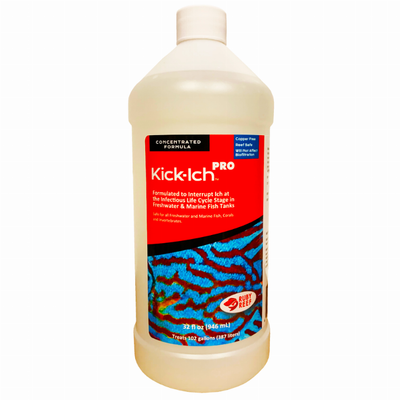 Ruby Reef Kick-Ich PRO - Freshwater & Marine Ich Treatment - 32 oz