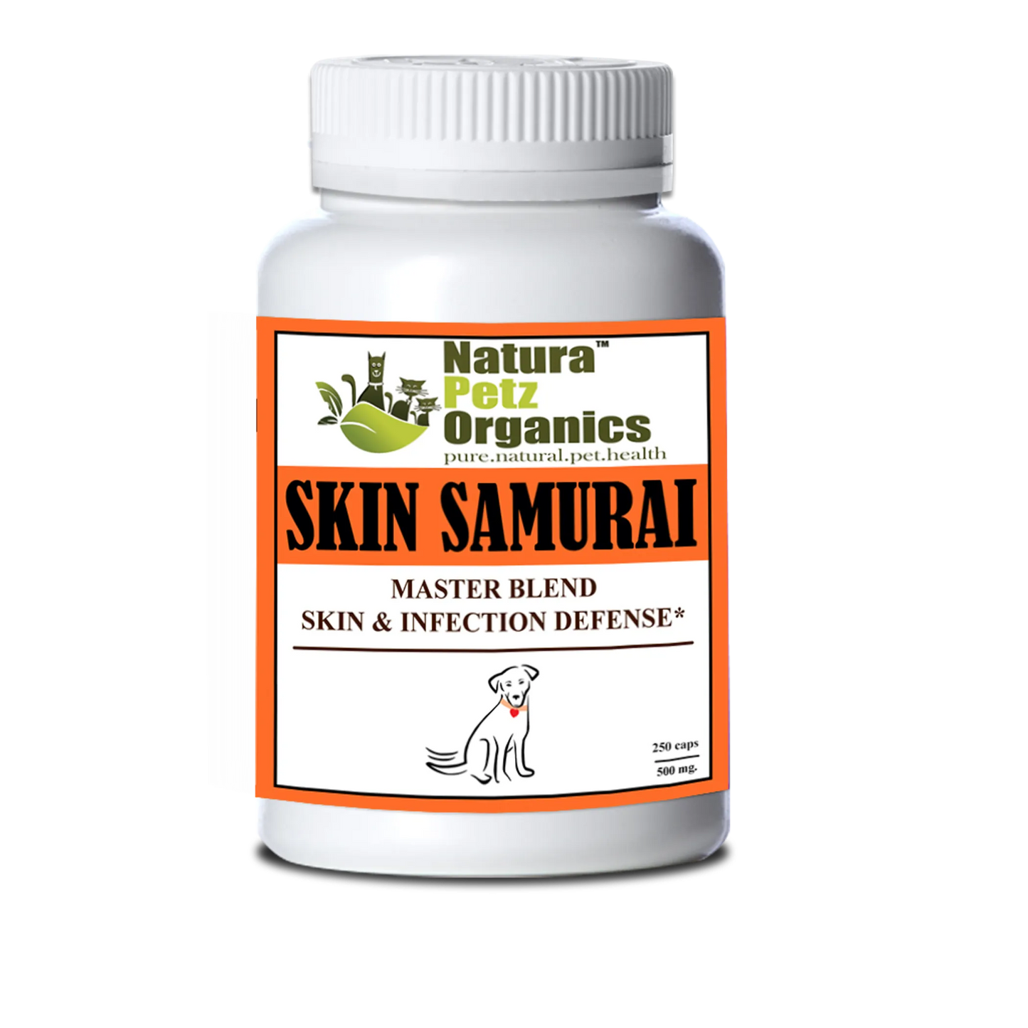 Skin Samurai Max - Skin, Coat & Infection Defense, Dog - 250 caps