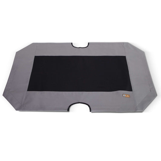 K&H Pet Products Cot Replacement Cover Extra Large Gray / Black