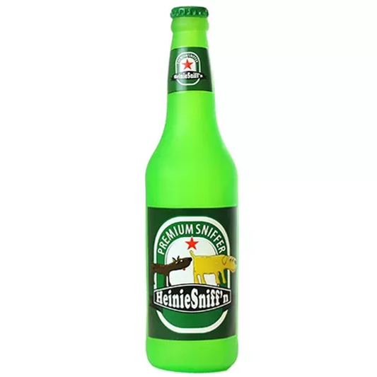 Silly Squeaker Beer Bottle, One Size, Green