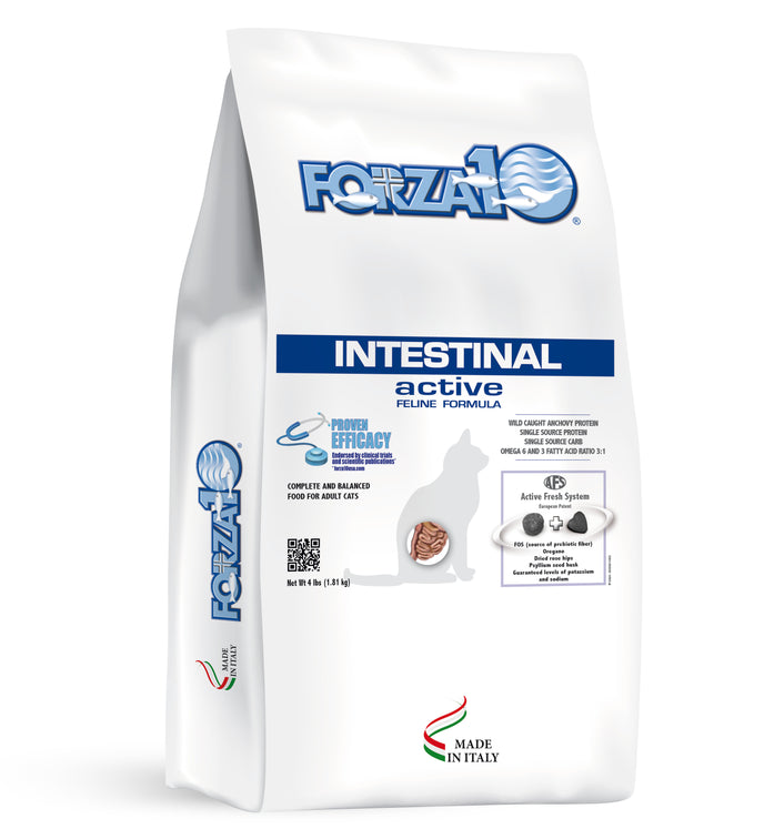 Forza10 Active Intestinal Support Diet Dry Cat Food, 4 lb
