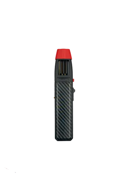 Refillable Torch Stick Metal Lighter- Prefilled & Ready To Use, BLACK