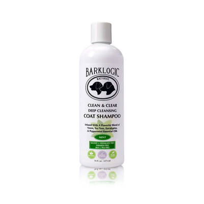 BarkLogic Deep Cleansing Dog Shampoo – Sulfate Free Mint – 16 oz