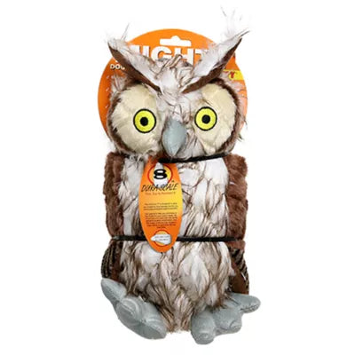 Mighty Nature Dog Toy, Large, Brown & White