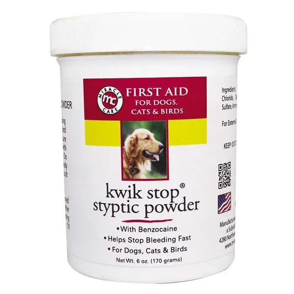 Miracle Care Kwik Stop Styptic Powder 6 oz