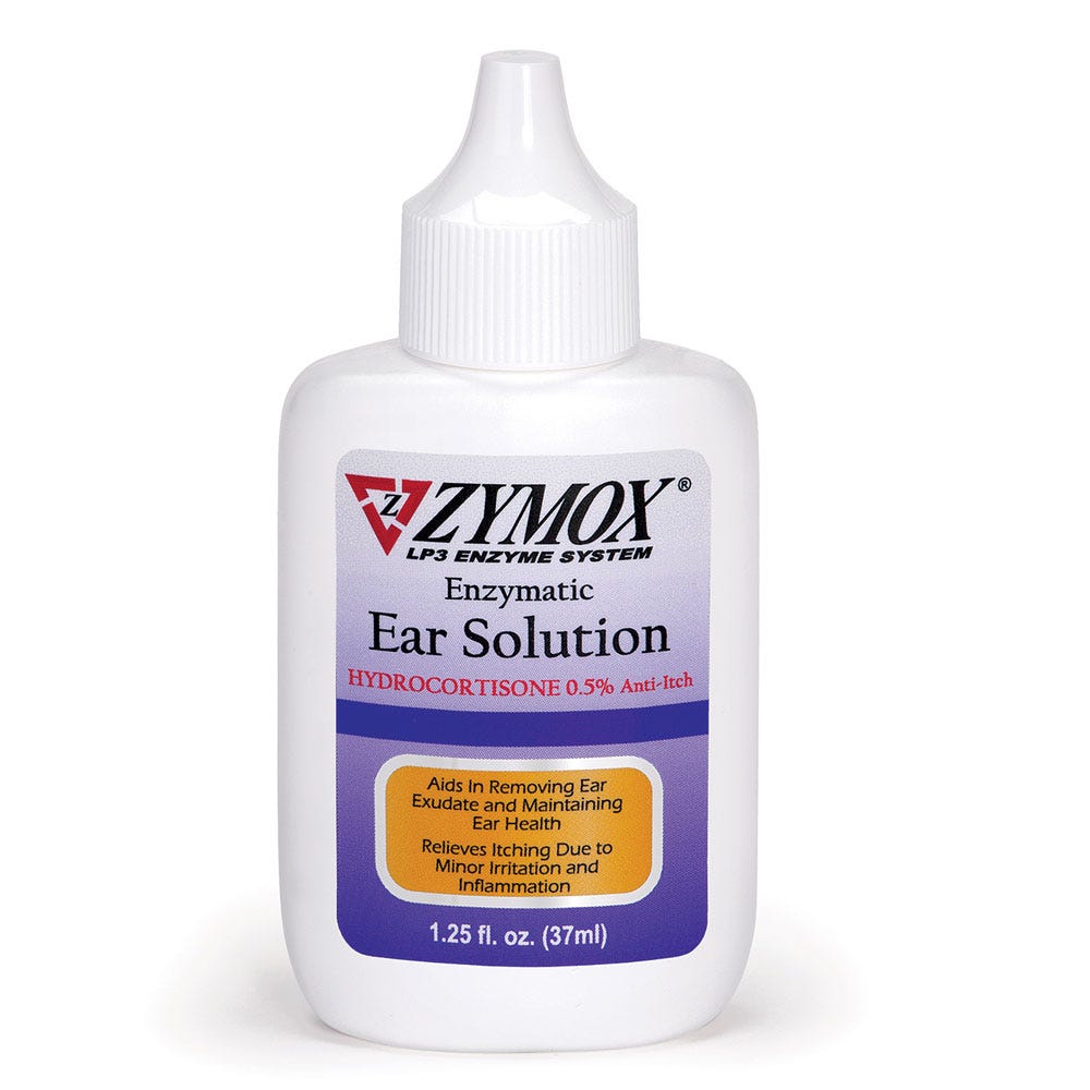 Zymox Ear Solution .5%Hydrocort 1.25oz