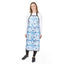 Pet Edge Waterproof Grooming Apron – Blue Crystal Matte Print PVC