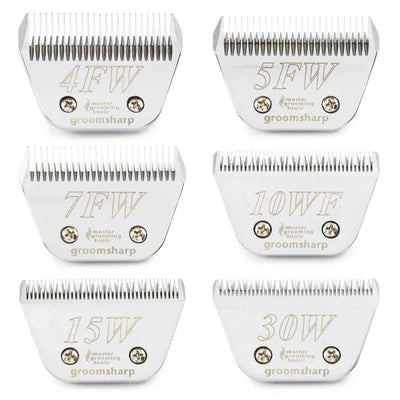 Master Grooming Tools GroomSharp Steel Wide Blades - Select Size