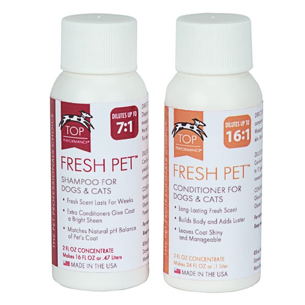 TP FreshPet Shampoo Conditioner 2oz Pk