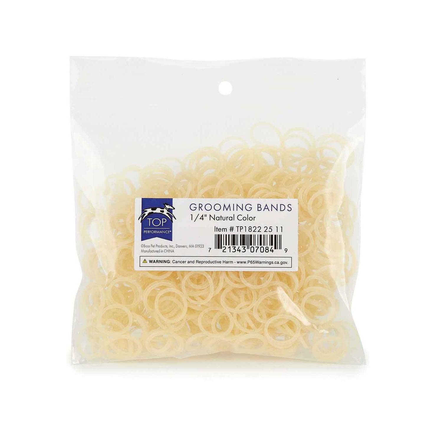tp grooming bands 1 4in natural color 500ct