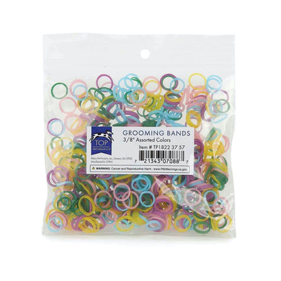 tp grooming bands 3 8in assorted color 500ct