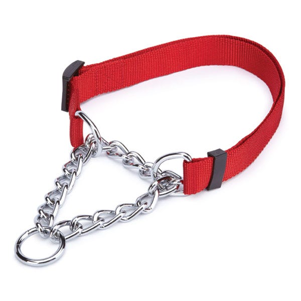 GG Martingale Collar 22-34In Red
