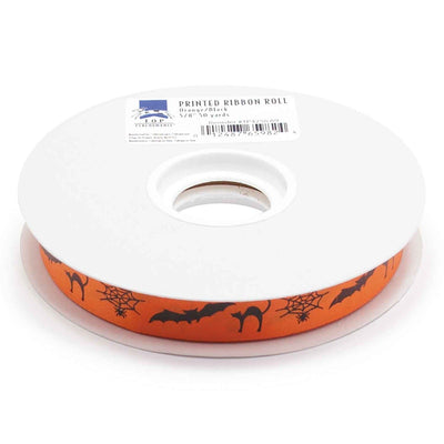 top performance halloween printed ribbon rolls 50 yard