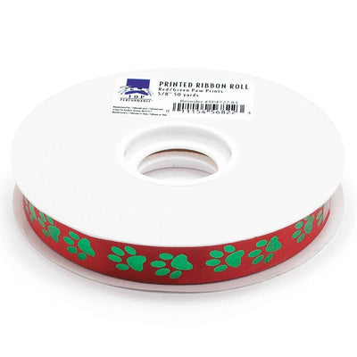 TP Printed Ribbon Roll 50yds Red/Grn