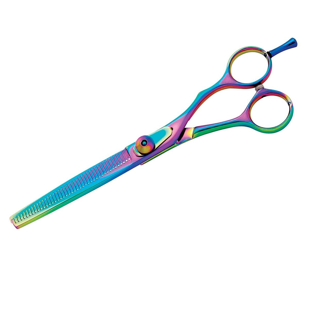 master grooming tools 5200 series rainbow thinning shears 6 5in