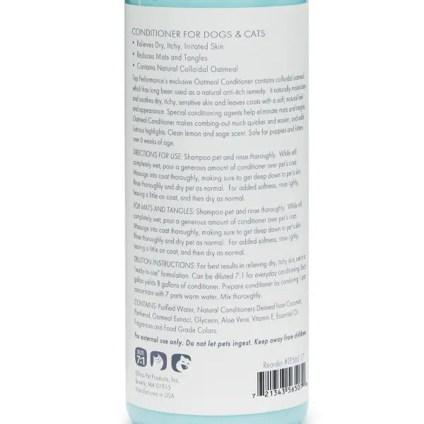 Top Performance Oatmeal Dog Grooming Shampoo & Conditioner - Select Product/Size