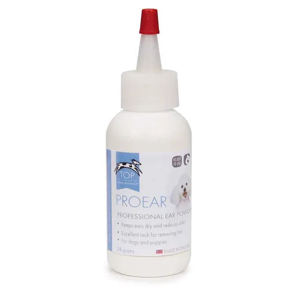Pet Edge TP ProEar Professional Ear Powder for Pet Grooming – 28g/1oz