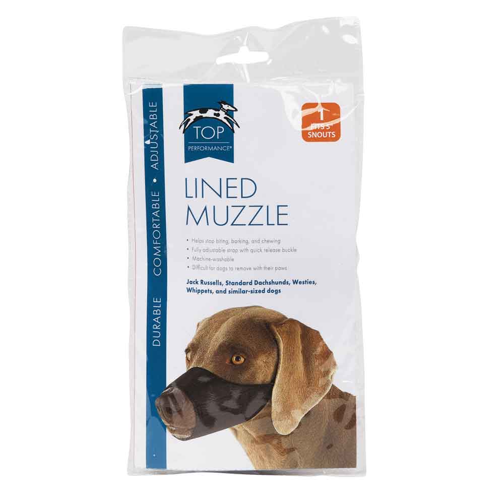 TP Lined Nylon Muzzle 5In Snout Sz 1