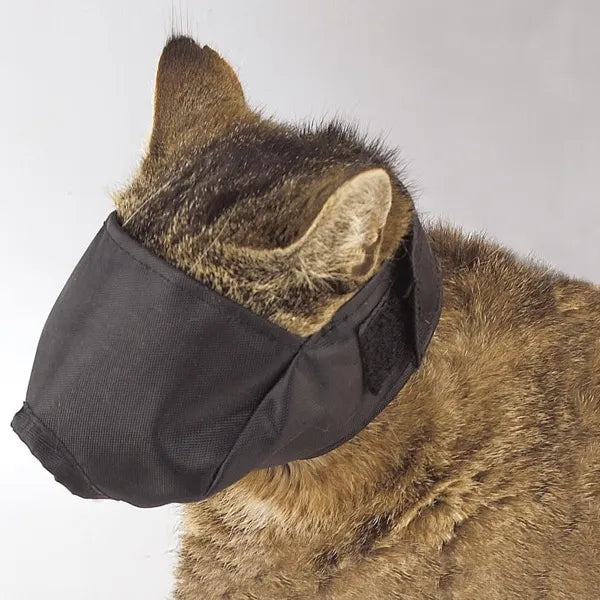 Pet Edge Lined Nylon Cat Muzzle – Select Size
