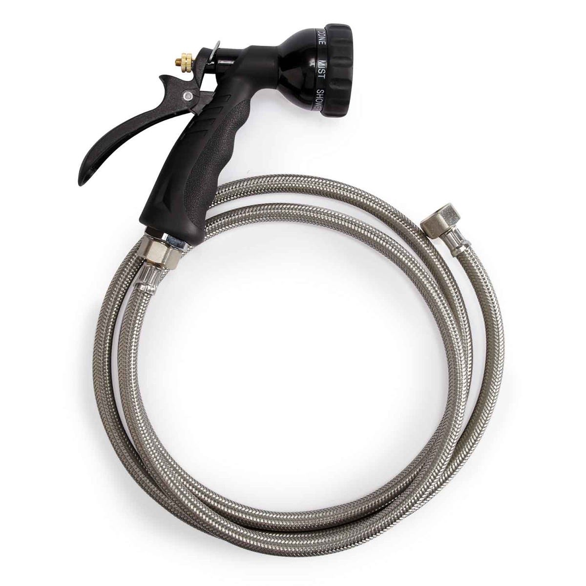 ME 6in1 Spray Hose 60In Black