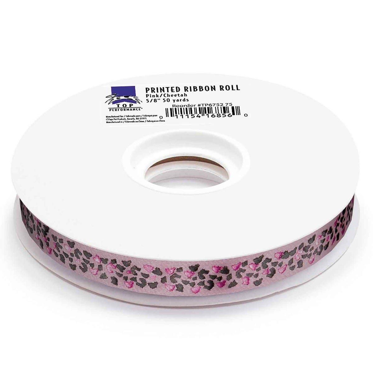 top performance cheetah 50 yard printed ribbon rolls
