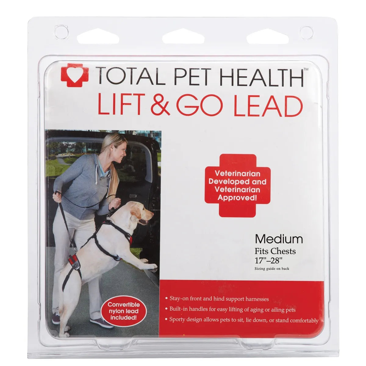 Total Pet Health Lift & Go Dog Lead - Mobility Harness