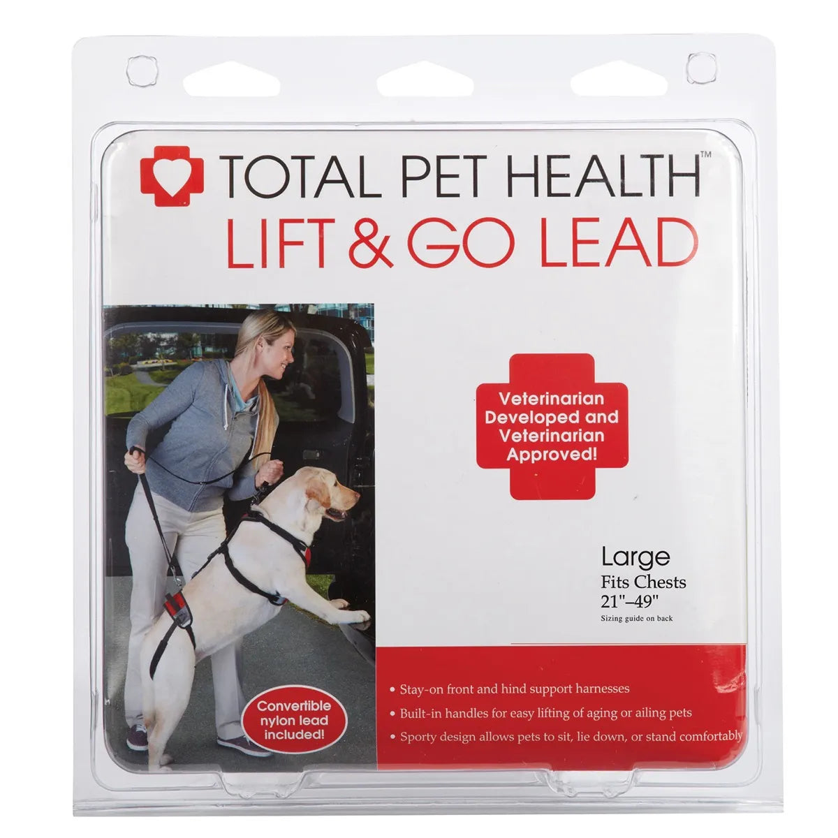 Total Pet Health Lift & Go Dog Lead - Mobility Harness