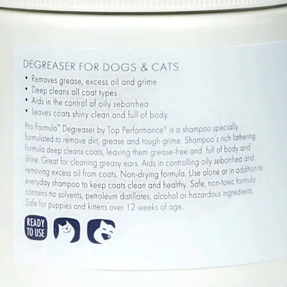 Top Performance Pro Formula Pet Degreaser Paste for Dogs & Cats, 16oz