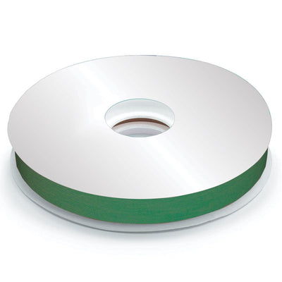 poly satin ribbon green 100 yds