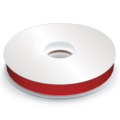 poly satin ribbon red 100 yds