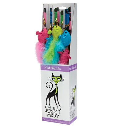Savvy Tabby Playtime Teasers Display, 12 pc
