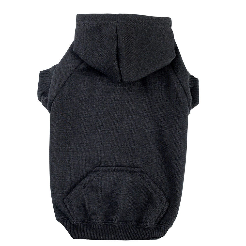 zack zoey basic hoodie xl black
