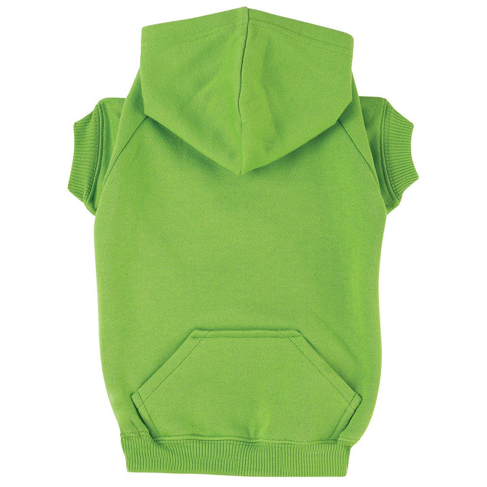 zack zoey basic hoodie m green
