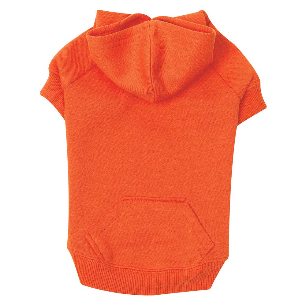 zack zoey basic hoodie xs orange