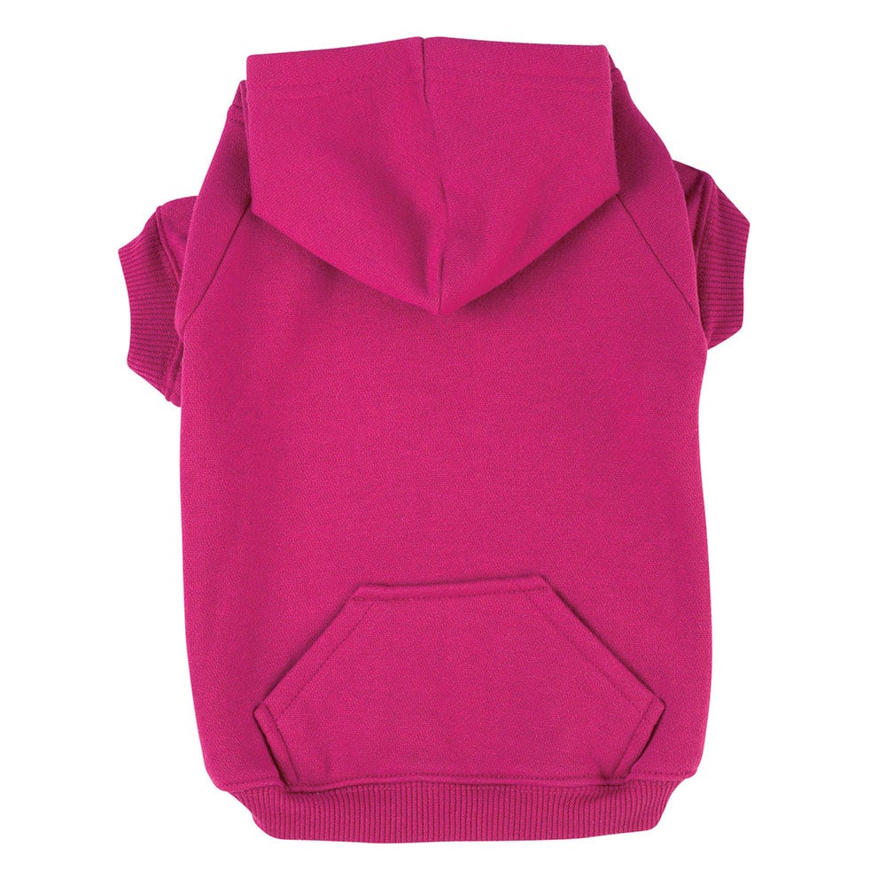 zack zoey basic hoodie s pink