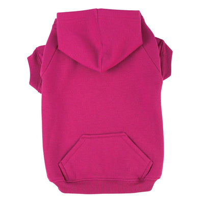zack zoey basic hoodie s pink