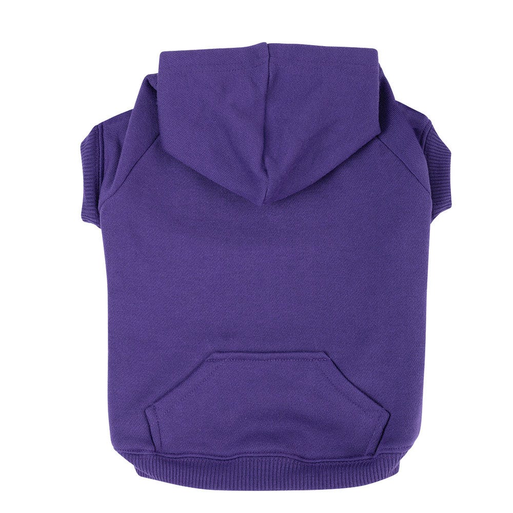 zack zoey basic hoodie m purple