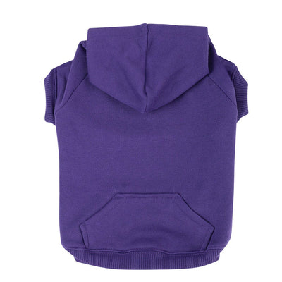 zack zoey basic hoodie m purple