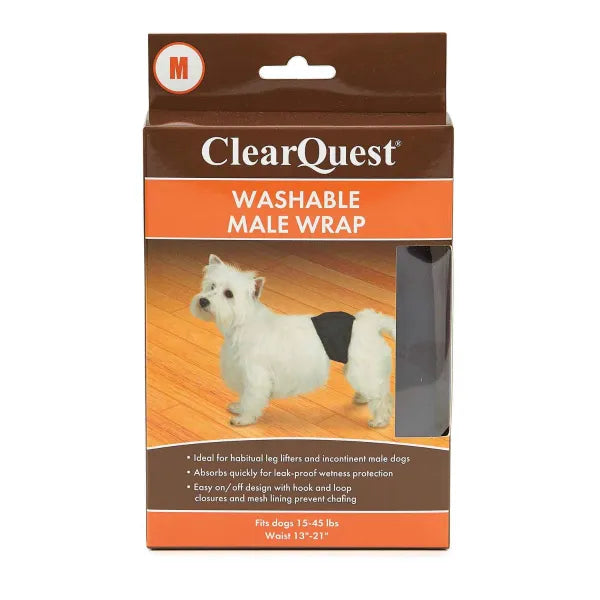 ClearQuest Washable Male Wraps - Select a Size