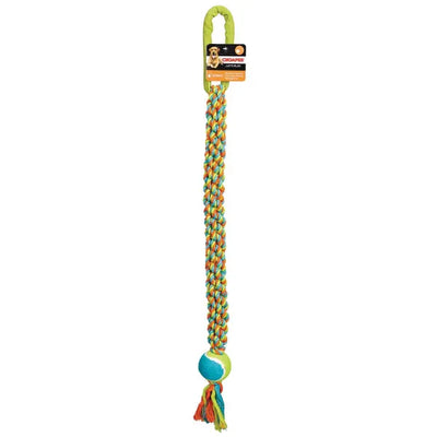 Chomper Tug dog toy with Ballistic Nylon Handle Dog Toy