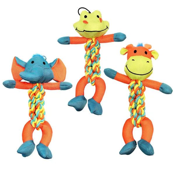 Pet Edge CHP Rope Braided Body Toy – Durable Braided Dog Chew Toy