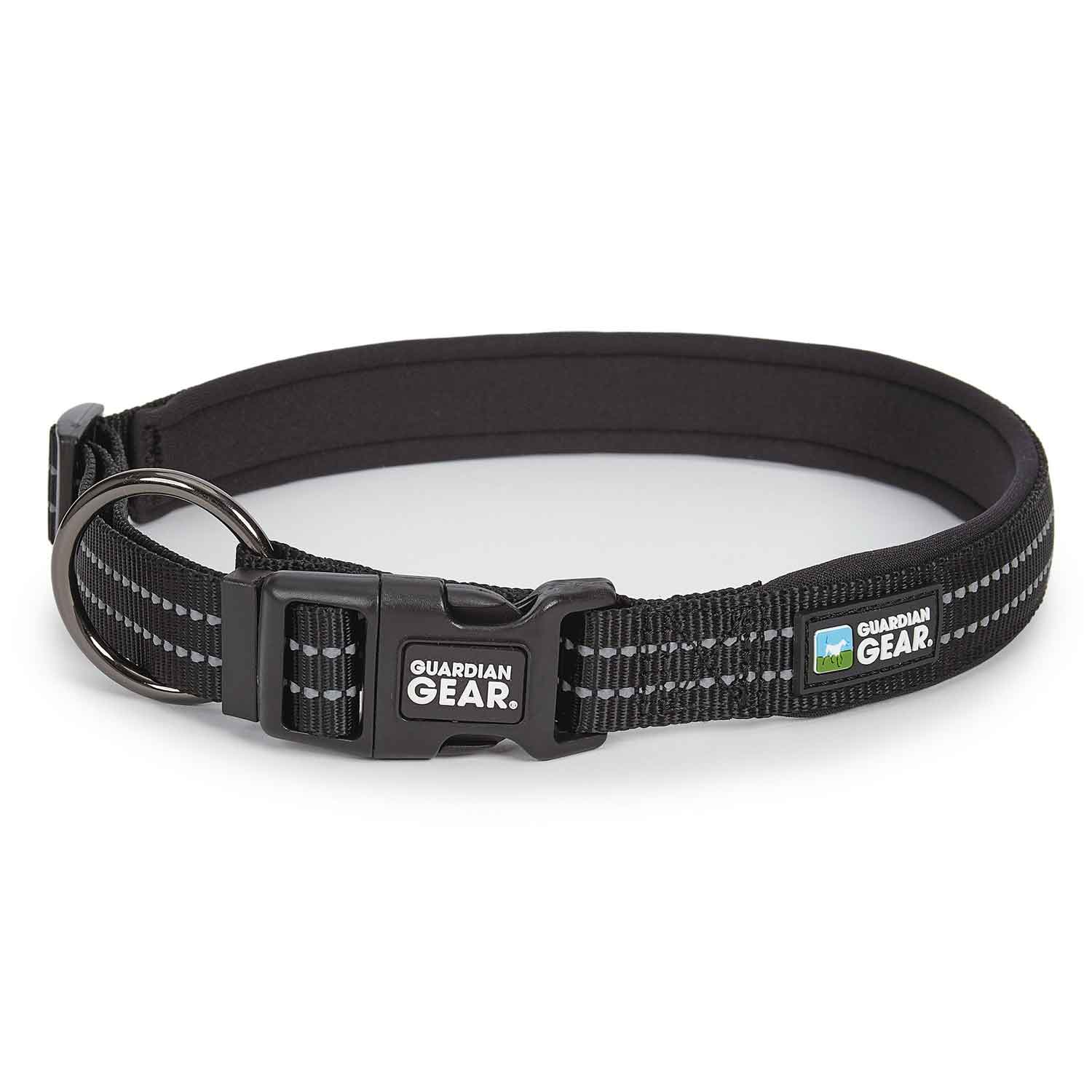 guardian gear reflect nylon o ring jet black l collar