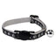 Meow Town Two-Tone Pawprint Cat Collars - Pick a Color
