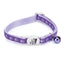 Meow Town Two-Tone Pawprint Cat Collars - Pick a Color